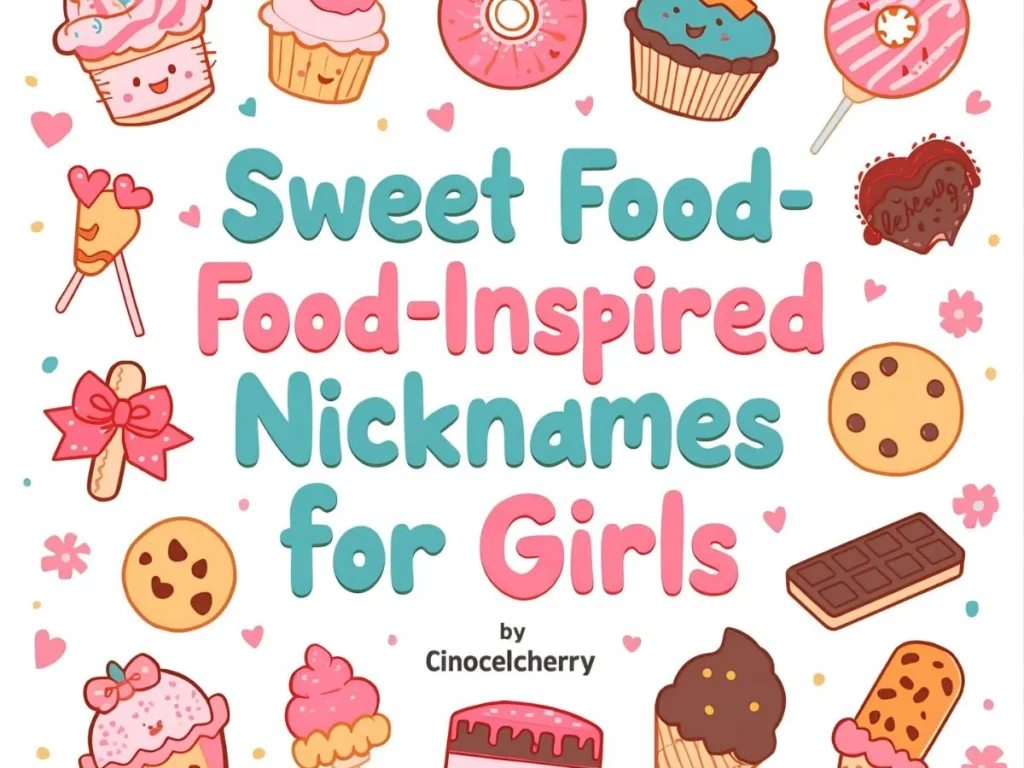 Sweet Food-Inspired Nicknames for Girls