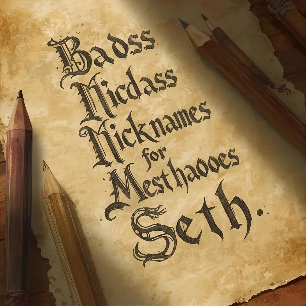 Badass Nicknames for Seth