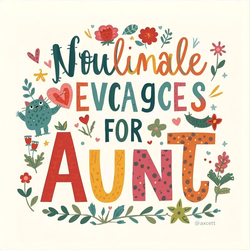 Creative & Artistic Nicknames for Aunt