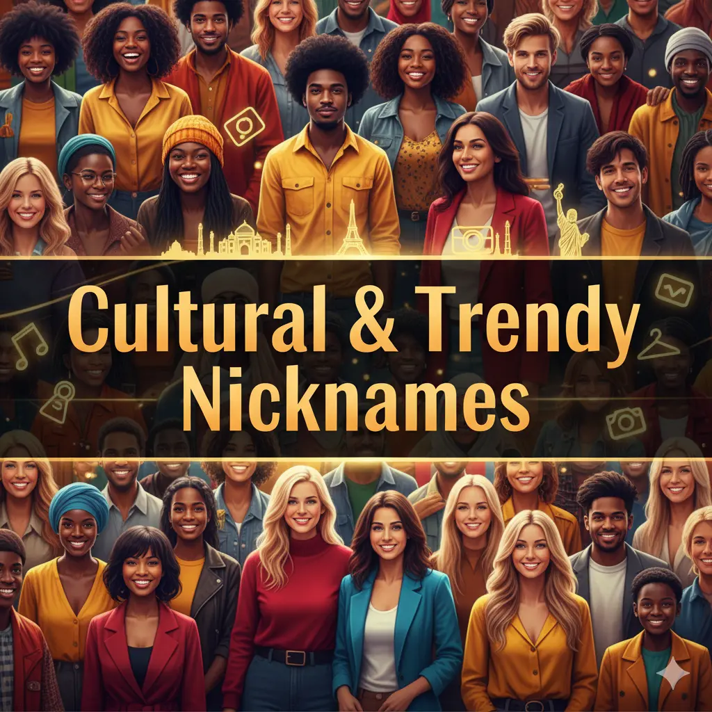 Cultural & Trendy Nicknames