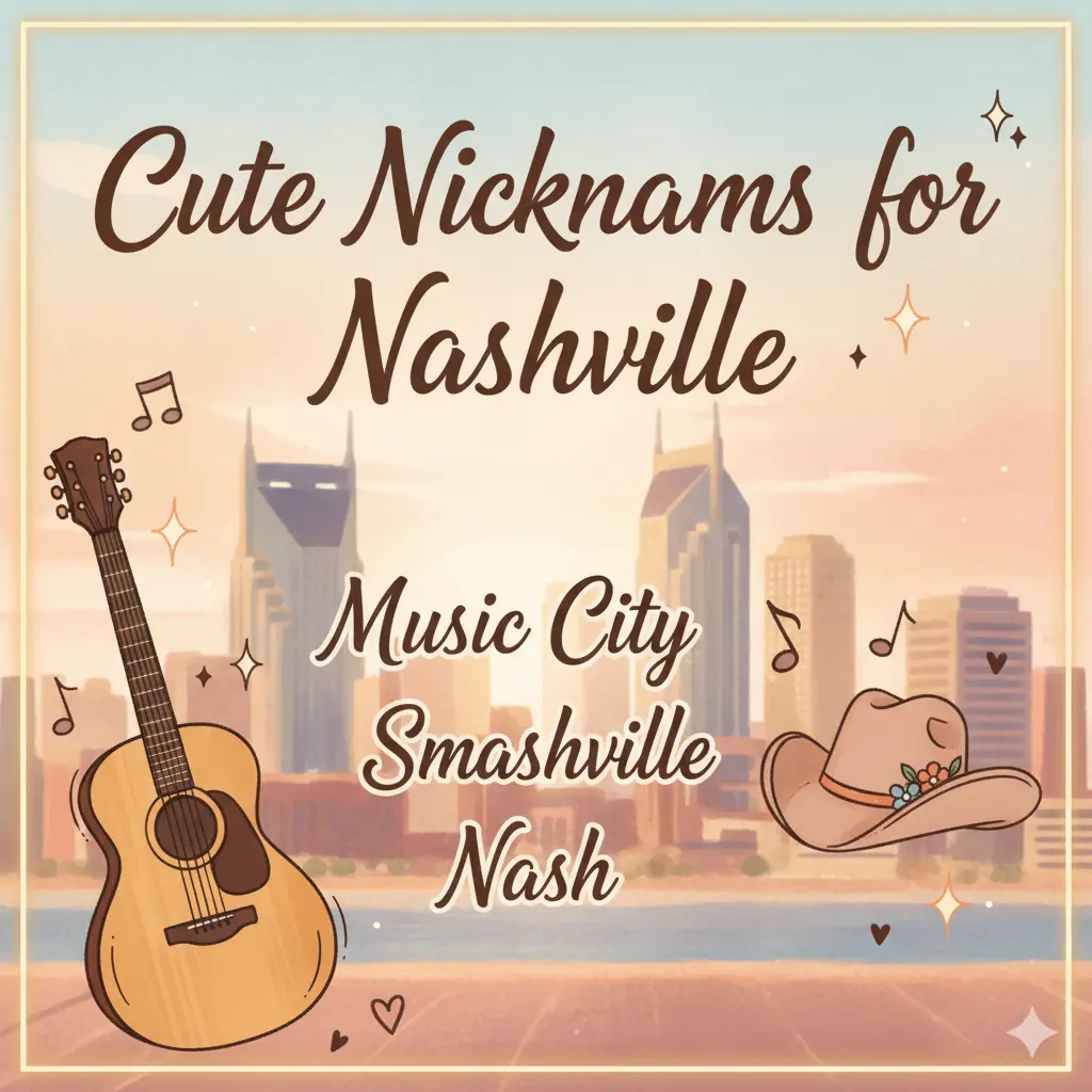  Cute Nicknames for Nashville