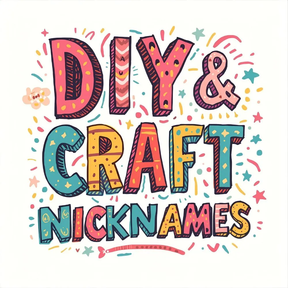 DIY & Craft Nicknames