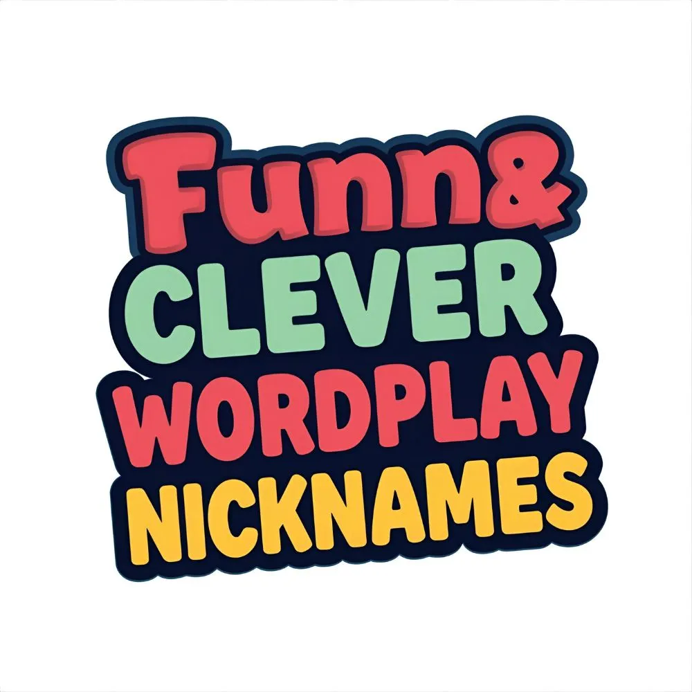 Funny & Clever Wordplay Nicknames
