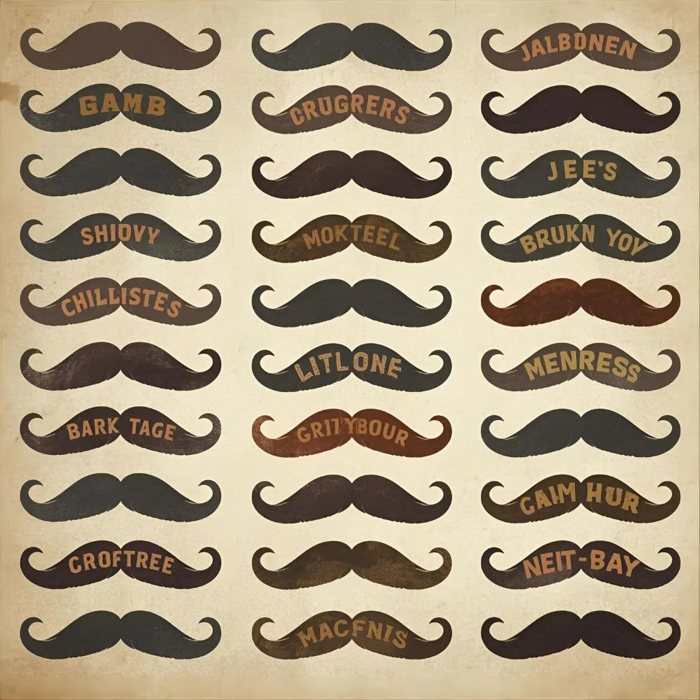 Funny Mustache Nicknames