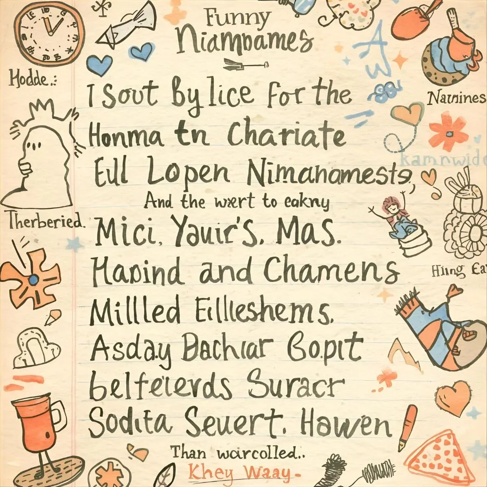 Funny Nicknames for Boys