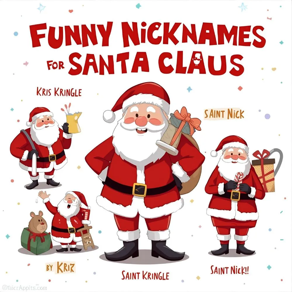Funny Nicknames for Santa Claus