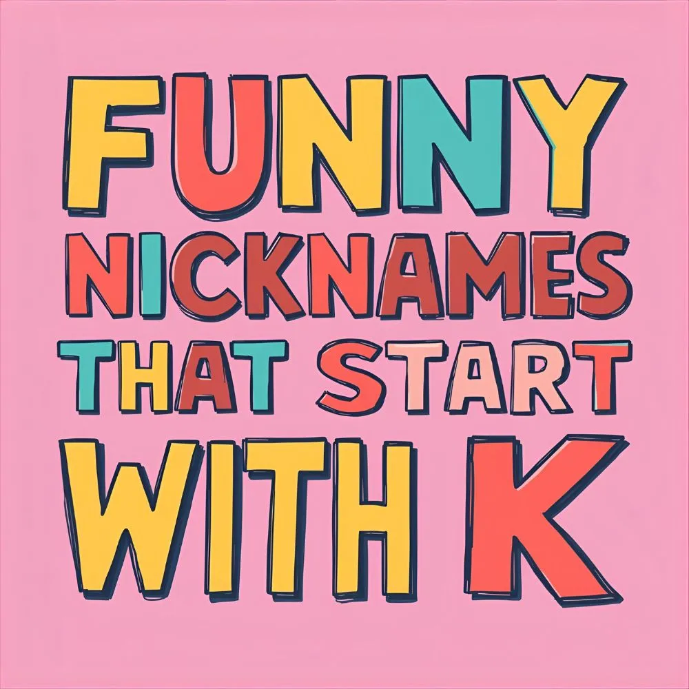 Funny Nicknames That Start With K