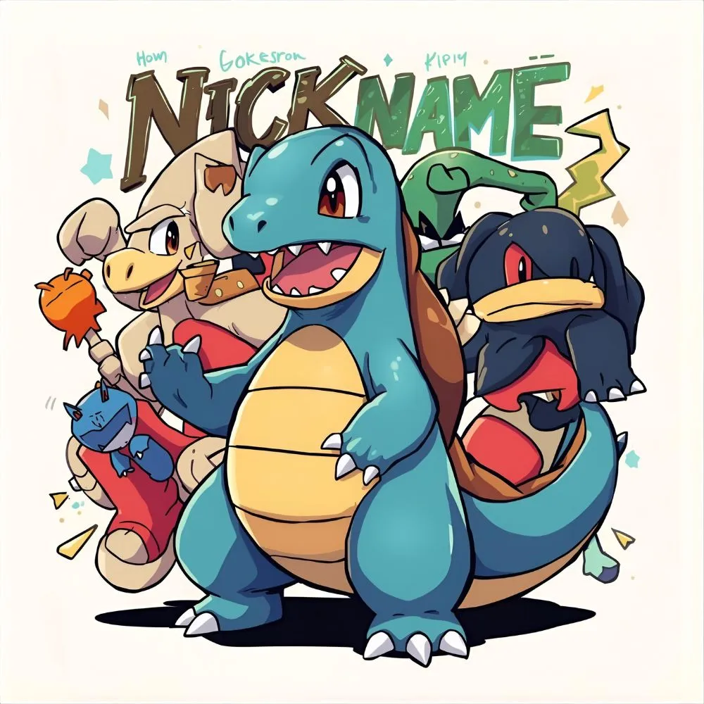 Game-Inspired Totodile Nicknames