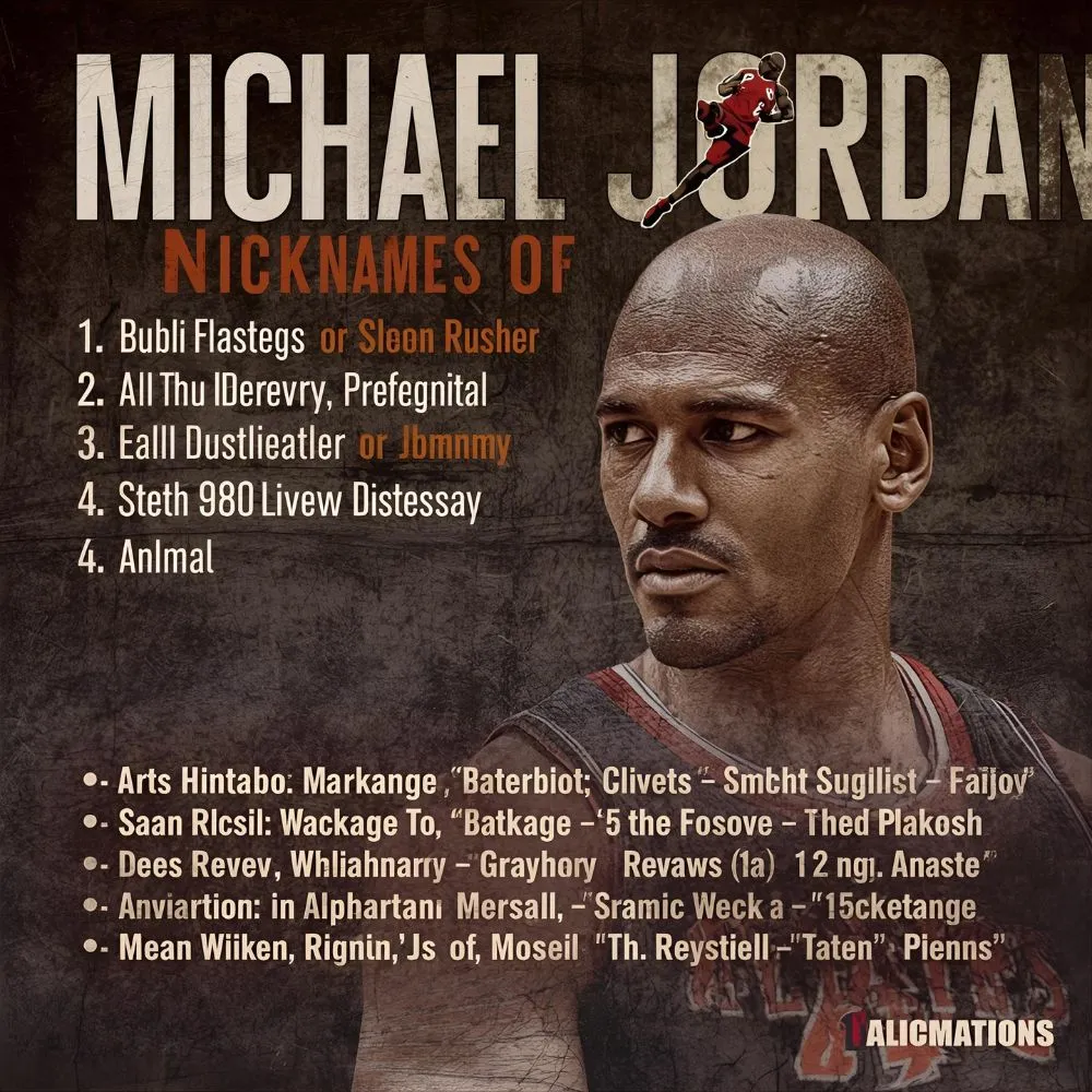 Motivational Nicknames of Michael Jordan