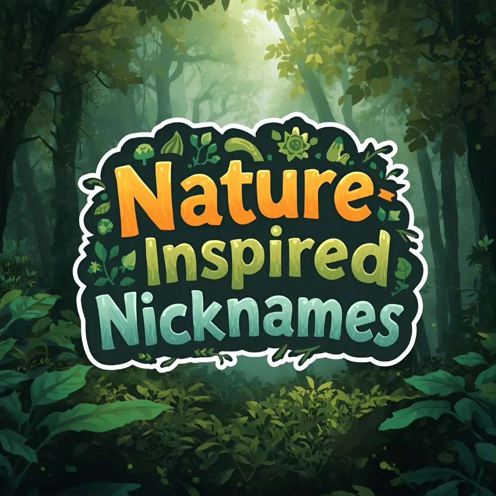 Nature-Inspired Nicknames
