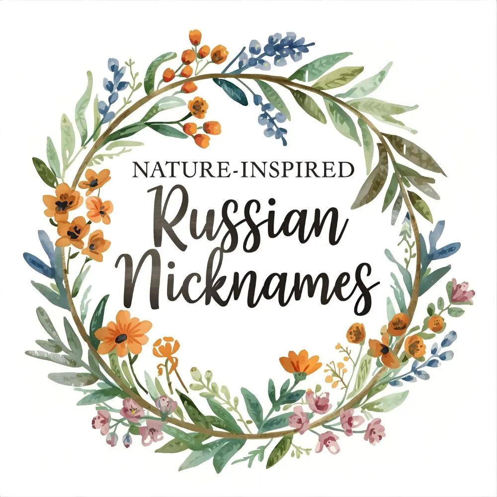 Nature Inspired Russian Nicknames