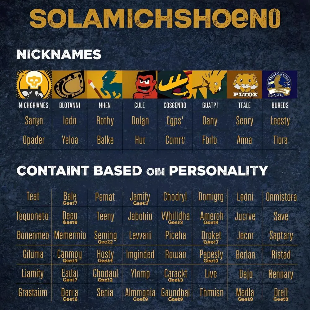 Nicknames Based on Personality