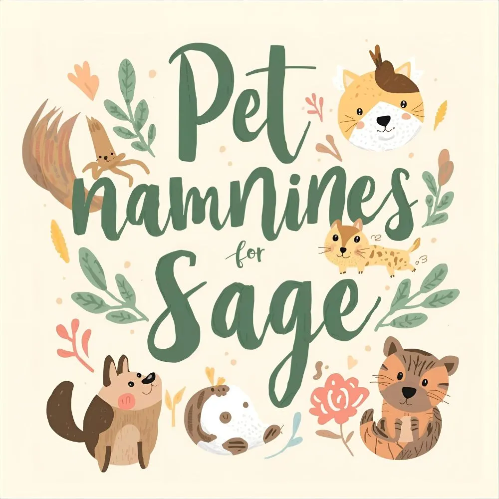 Pet Nicknames for Sage