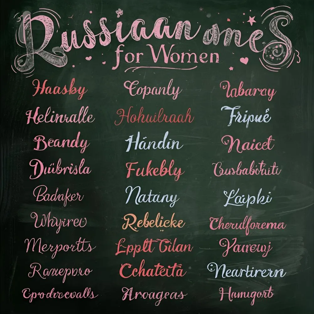 Popular Russian Nicknames for Women