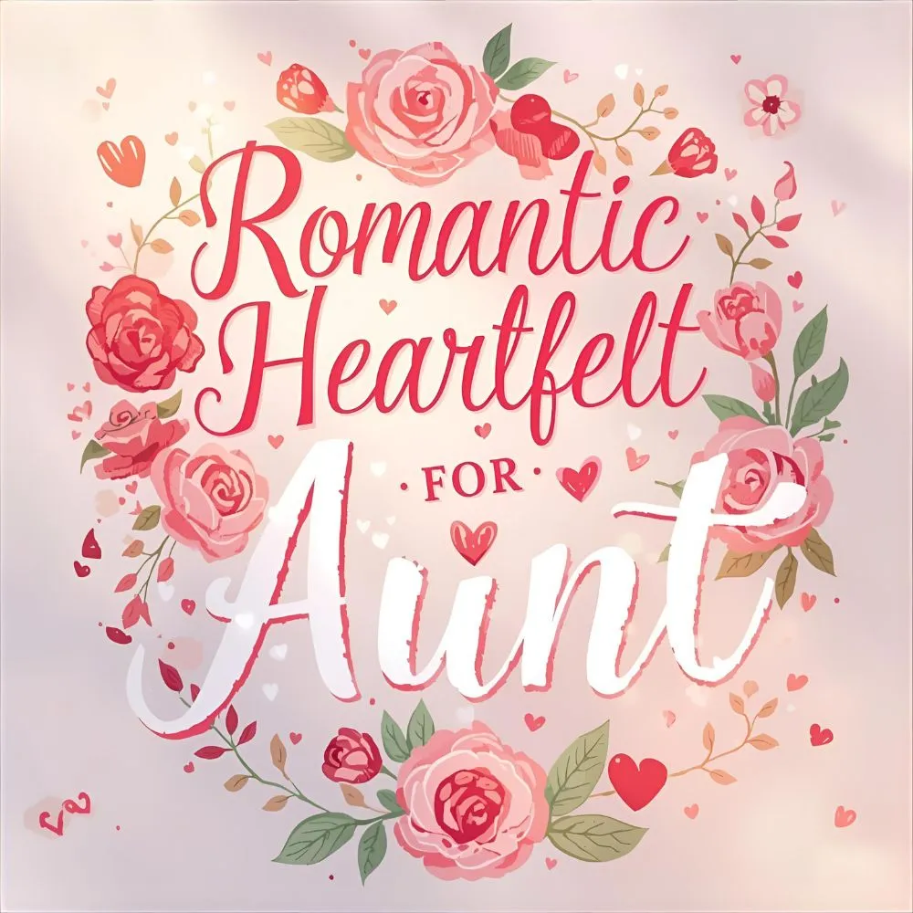 Romantic & Heartfelt Nicknames for Aunt