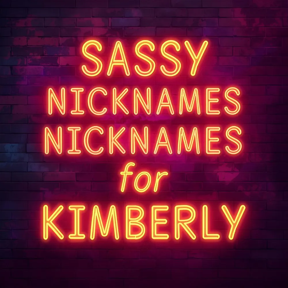 Sassy Nicknames for Kimberly