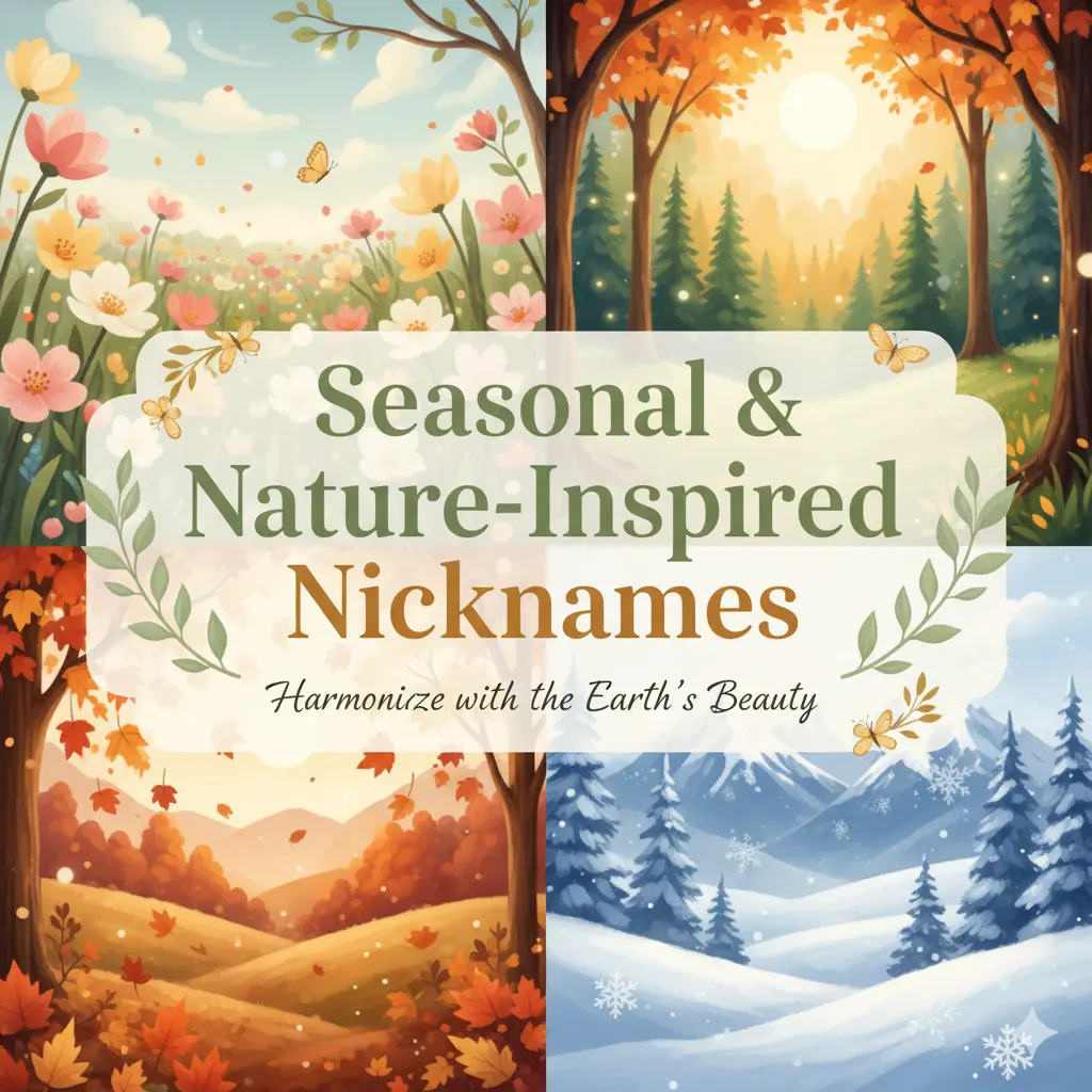 Seasonal & Nature-Inspired Nicknames