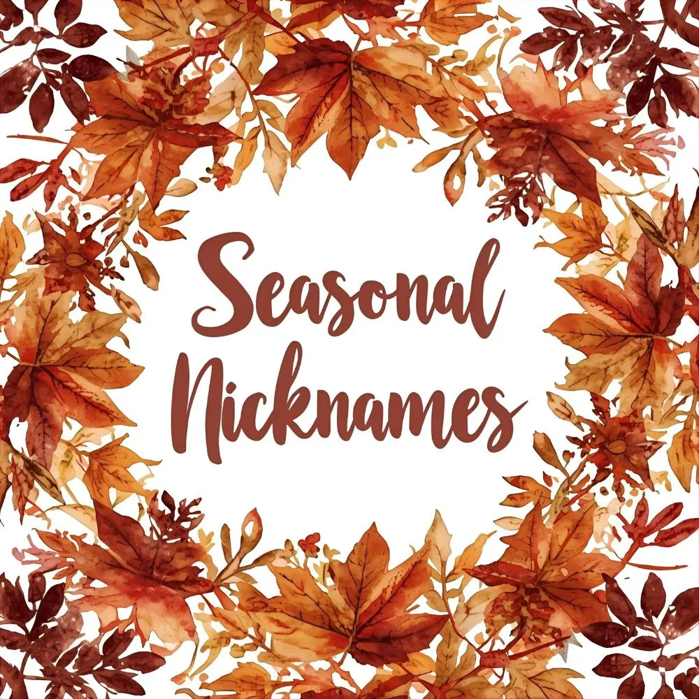 Seasonal Nicknames for Katherine 