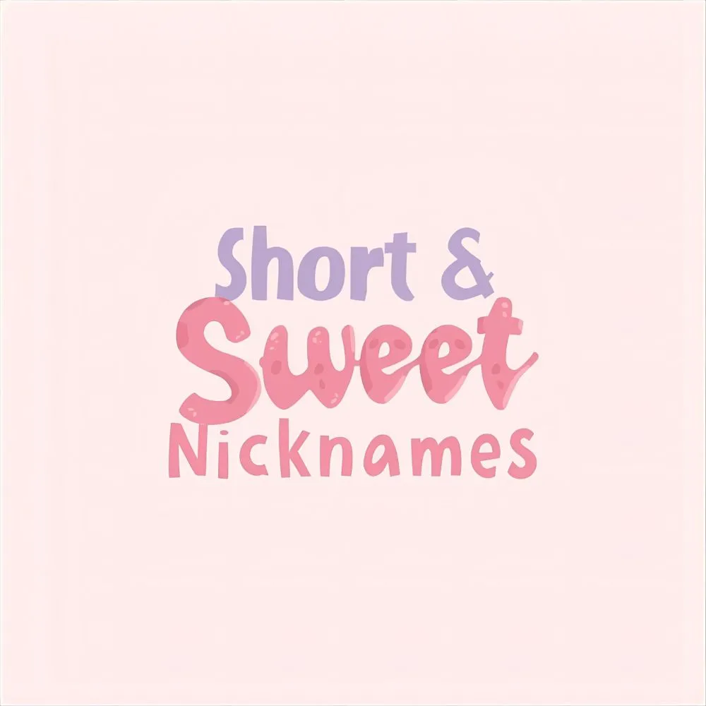 Short & Sweet Nicknames