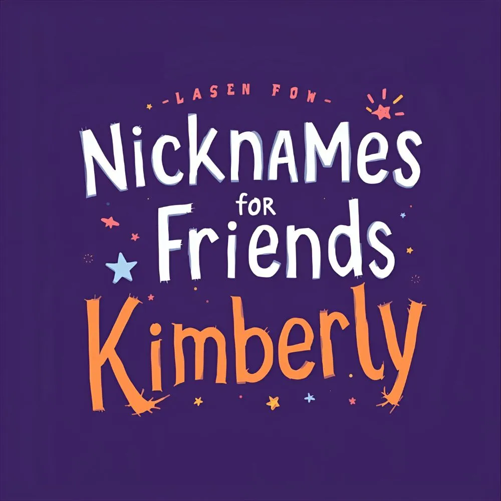 Nicknames for Friends Named Kimberly