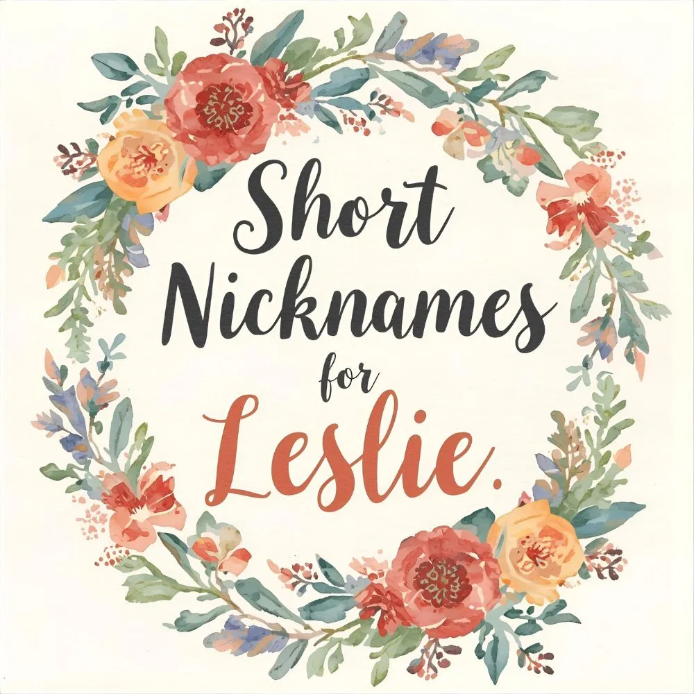 Short Nicknames for Leslie