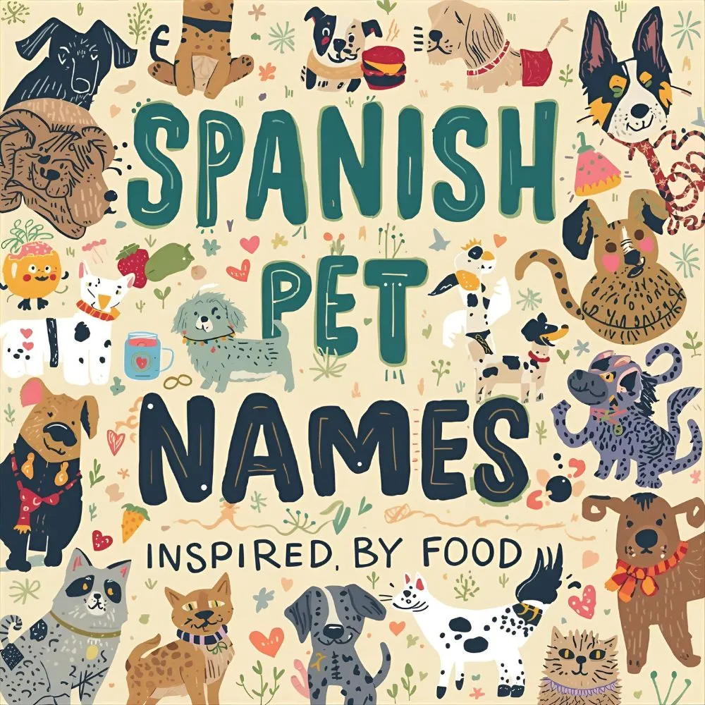 Spanish Pet Names Inspired by Food