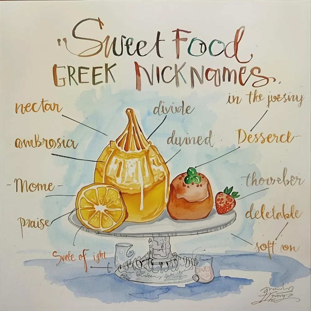 Sweet Food-Inspired Greek Nicknames