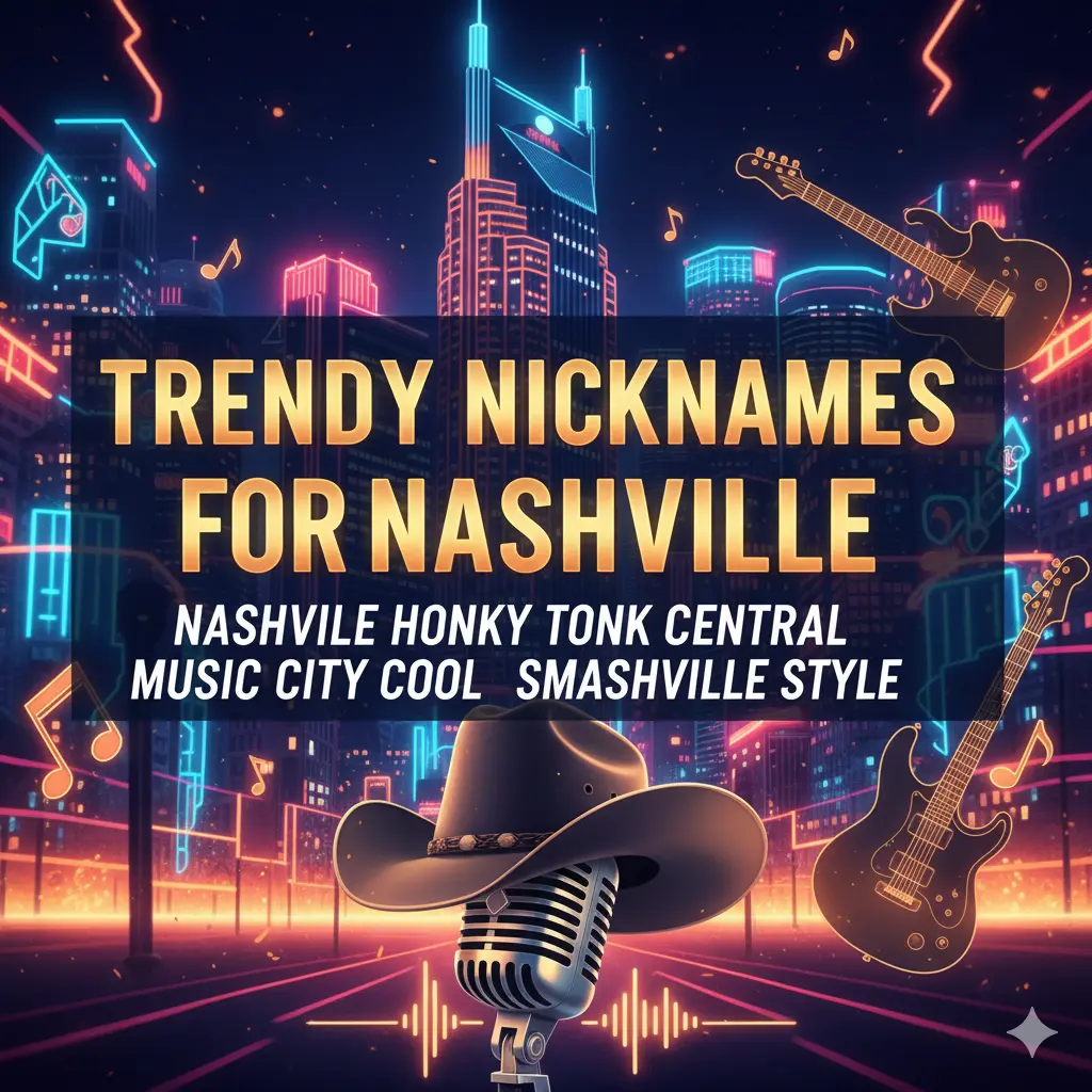 Trendy Nicknames for Nashville