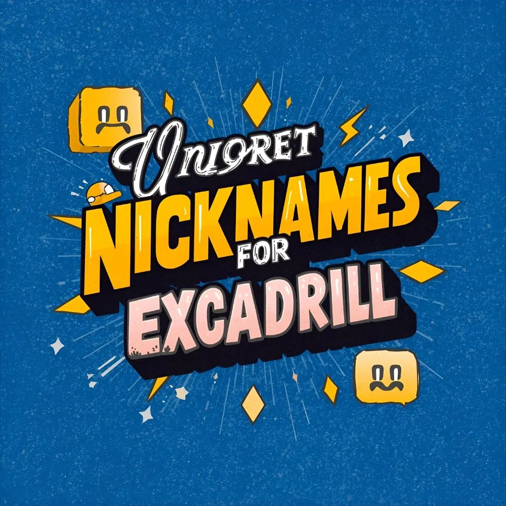 Unique Nicknames for Excadrill 
