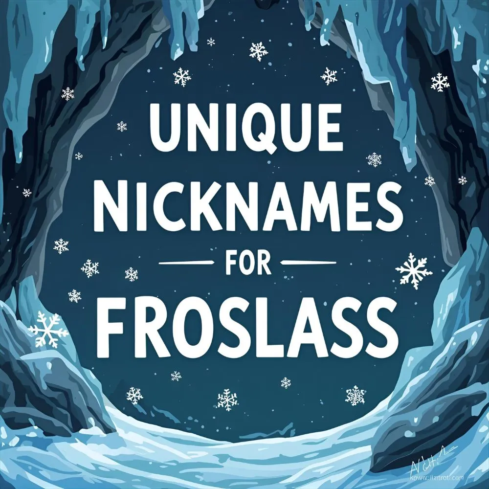 Unique Nicknames for Froslass