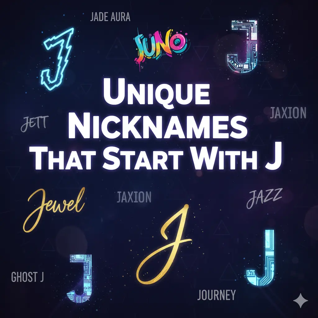 Unique Nicknames That Start With J