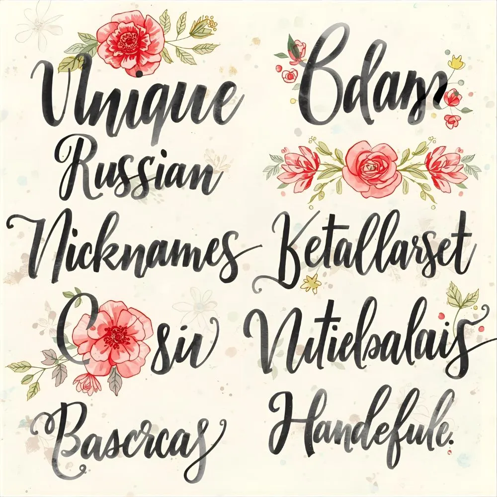 Unique Russian Nicknames