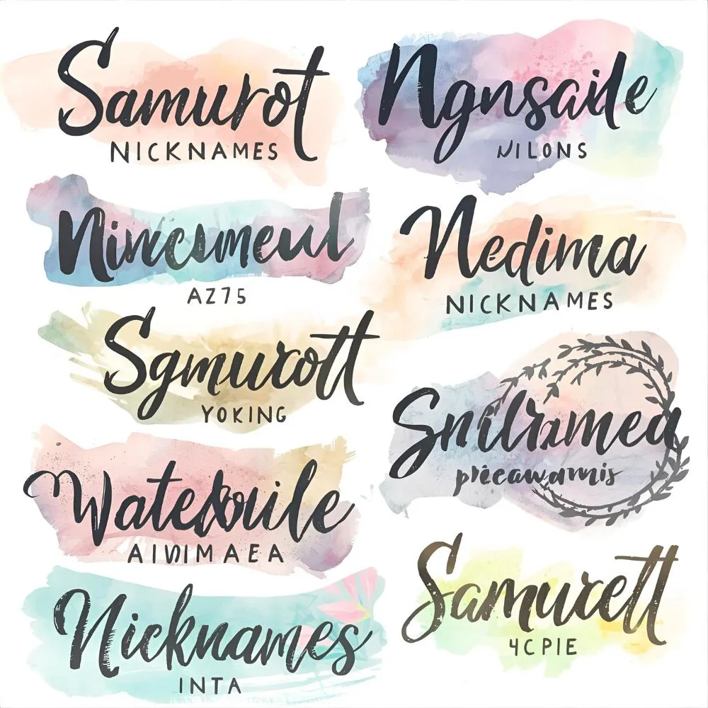 Unique Samurott Nicknames