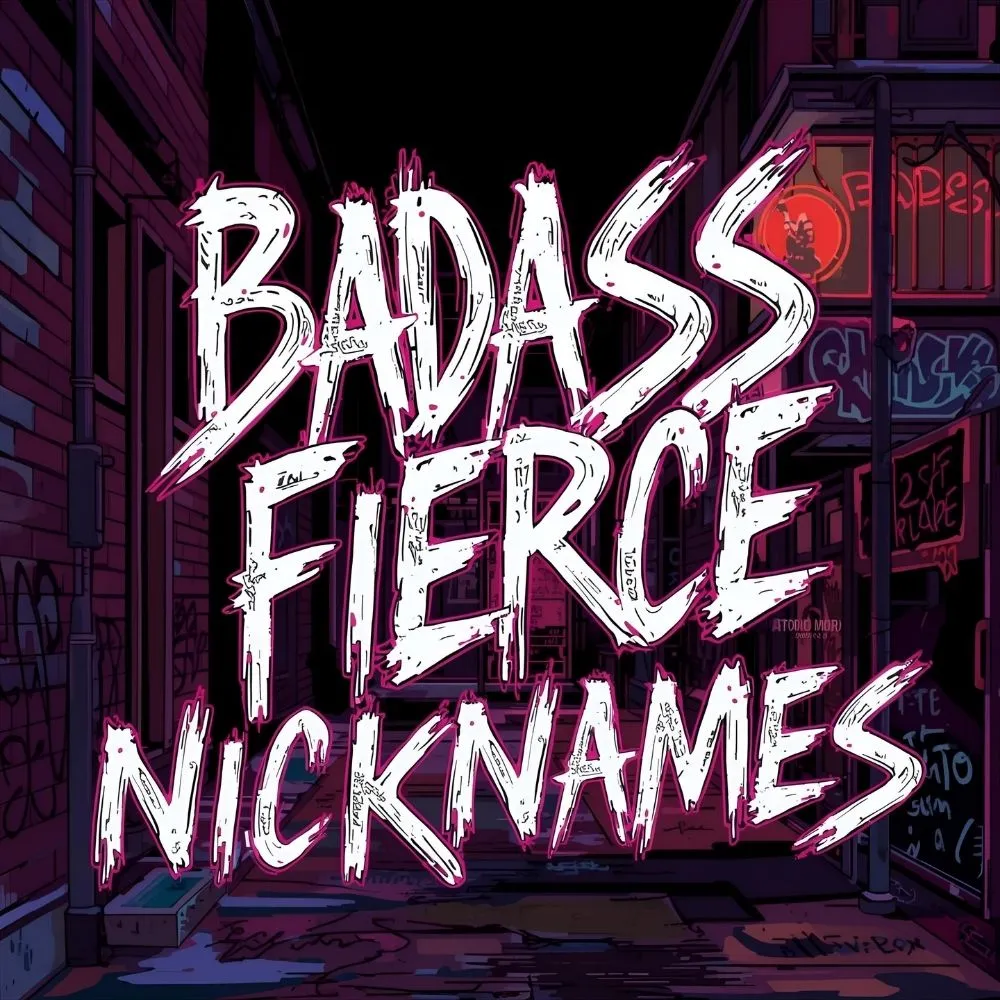 Badass & Fierce Nicknames