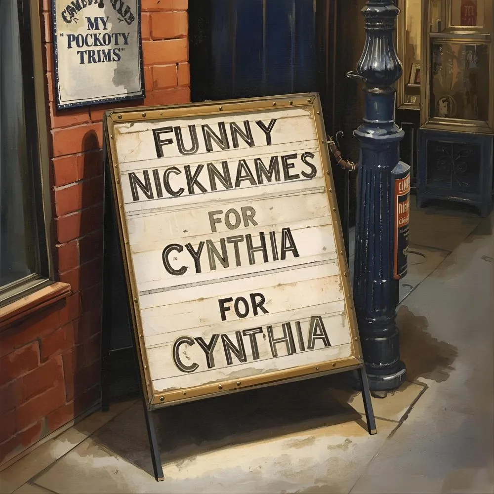  Funny Nicknames for Cynthia