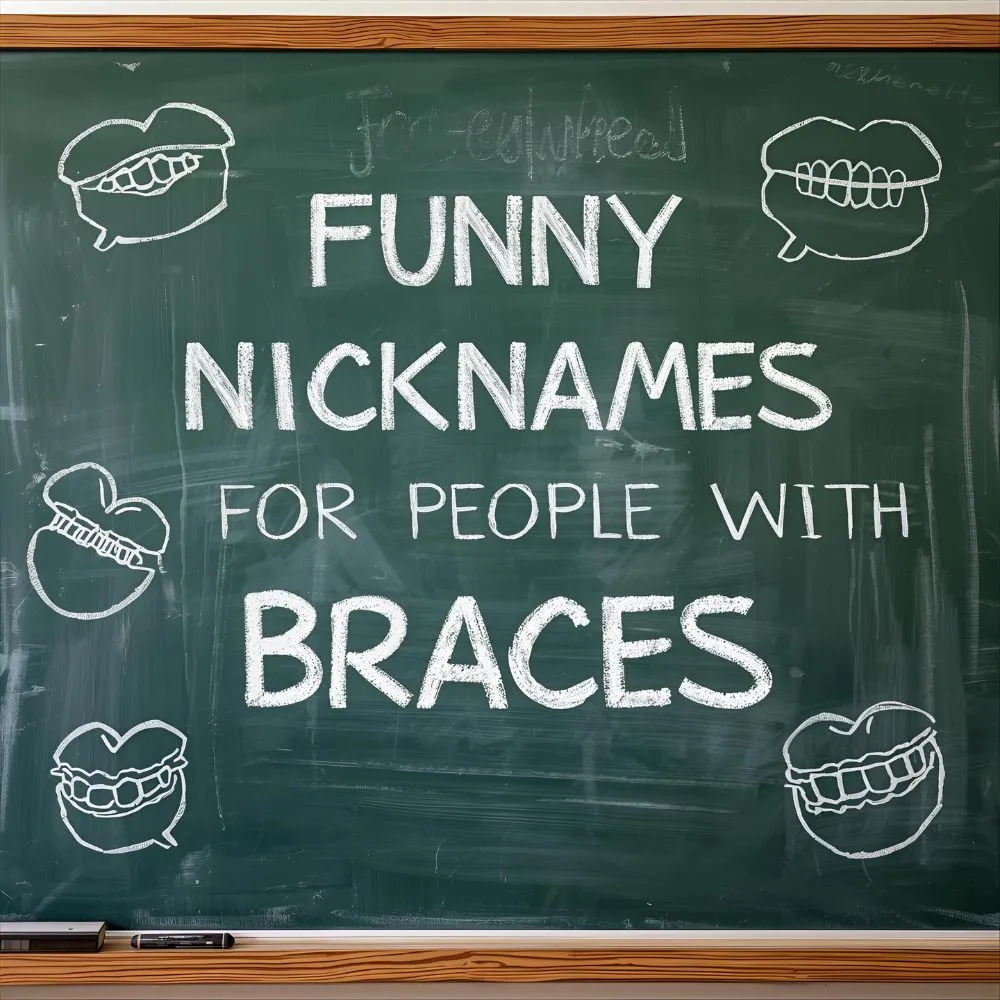 Funny Nicknames for People with Braces 