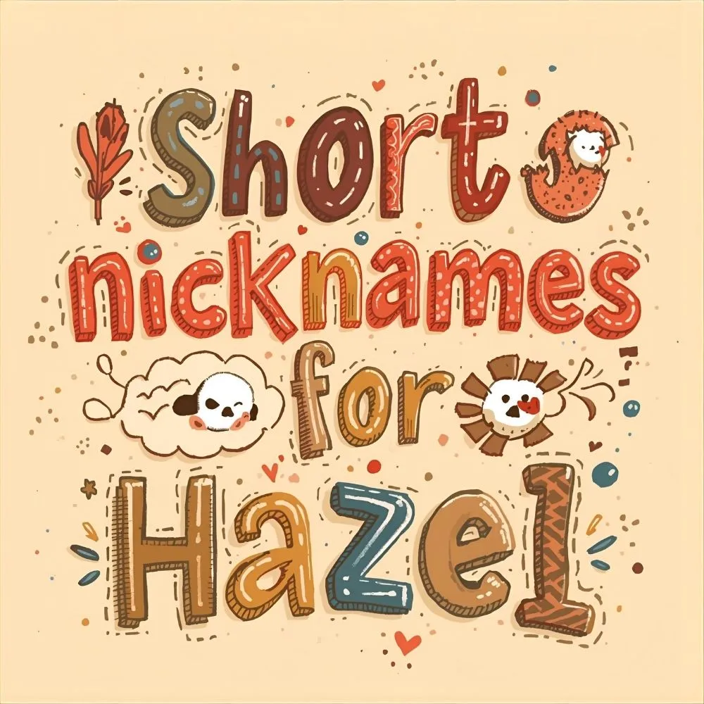 Short Nicknames for Hazel