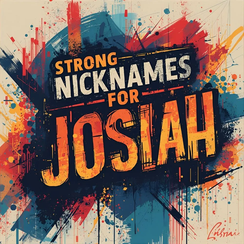 Strong Nicknames for Josiah