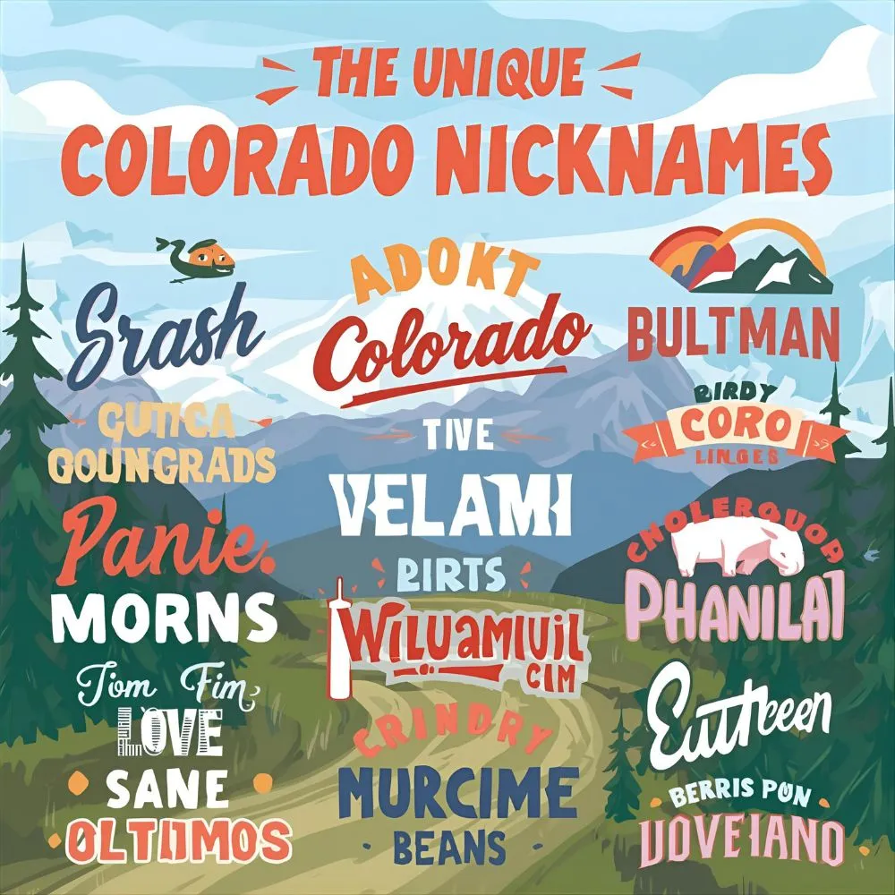 Unique Colorado Nicknames 