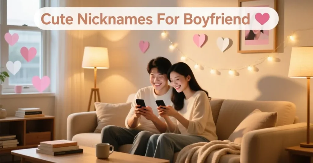 Cute Nicknames For Boyfriend