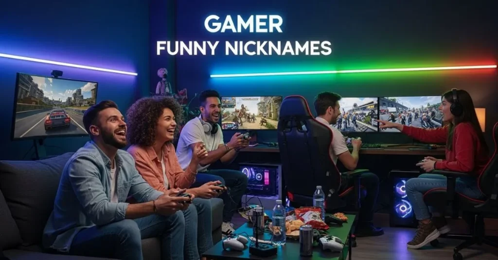Gamer Funny Nicknames