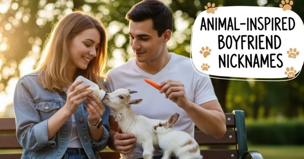 Animal-Inspired Boyfriend Nicknames