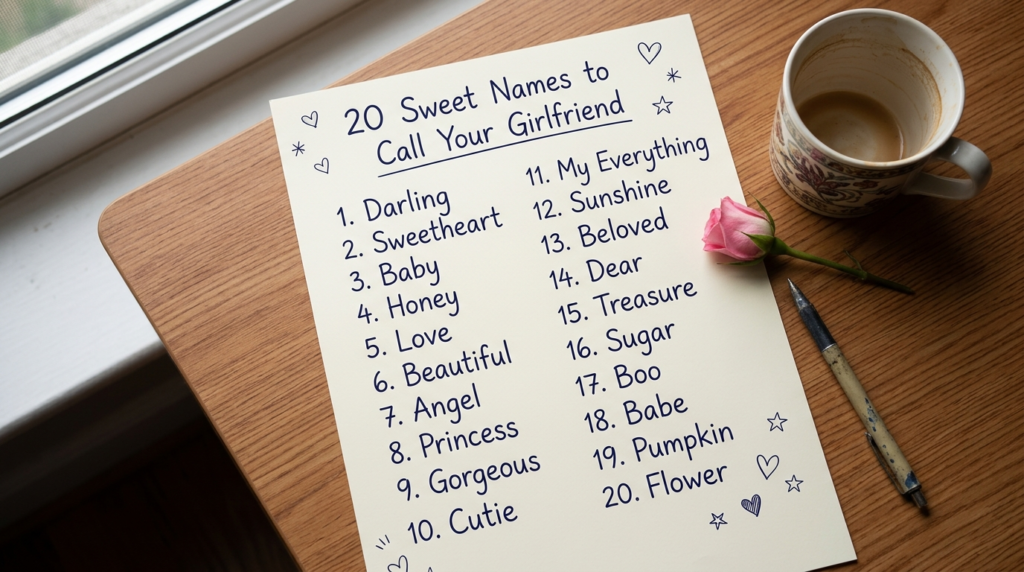 20 Sweet Names to Call Your Girlfriend