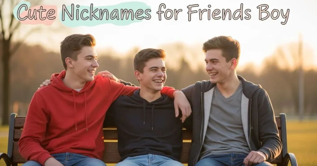Cute Nicknames for Friends Boy