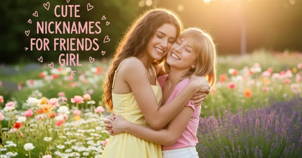 Cute Nicknames for Friends Girl
