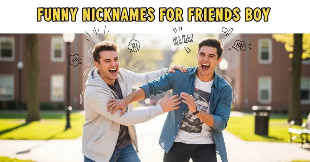 Funny Nicknames for Friends Boy