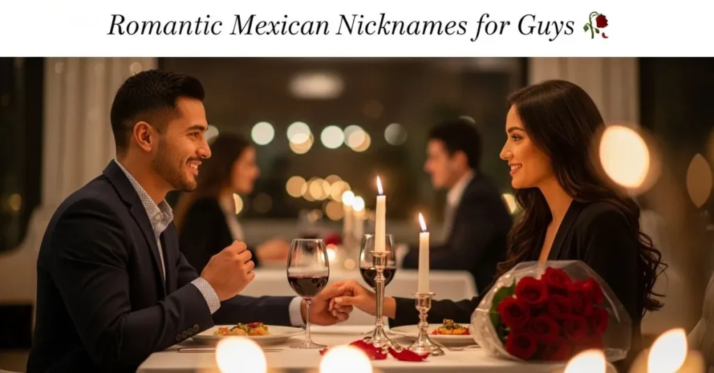 Romantic Mexican Nicknames for Guys