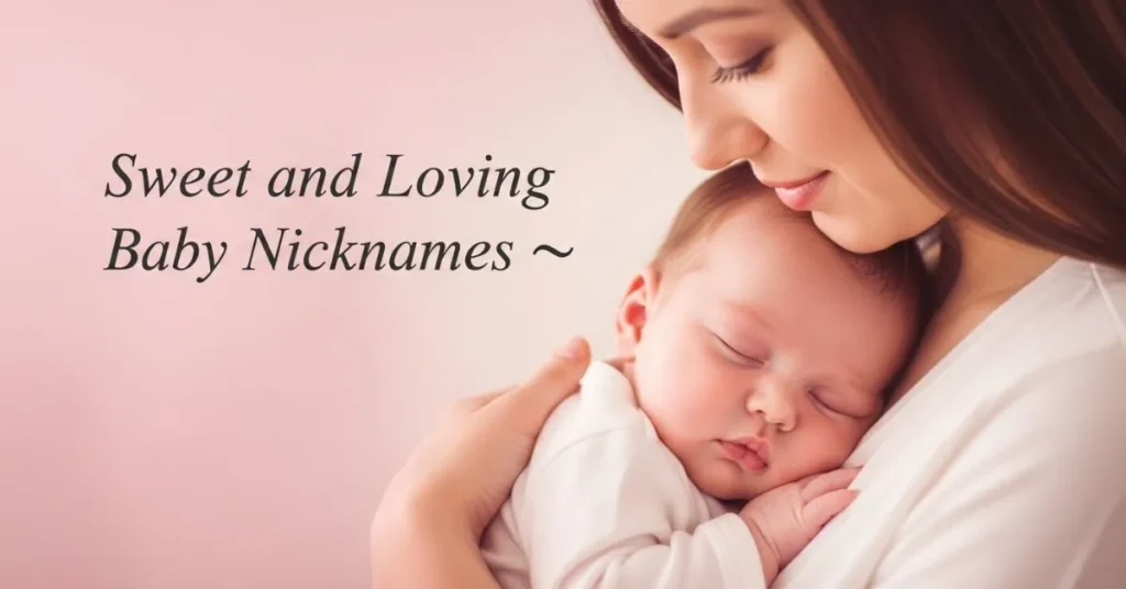 Sweet and Loving Baby Nicknames