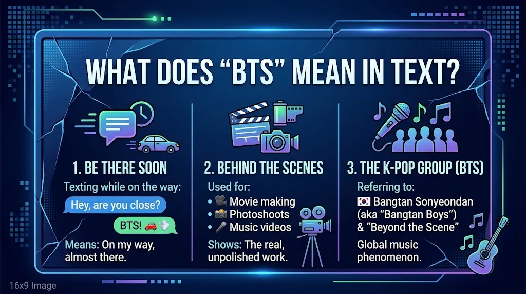 What Does “BTS” Mean in Text?