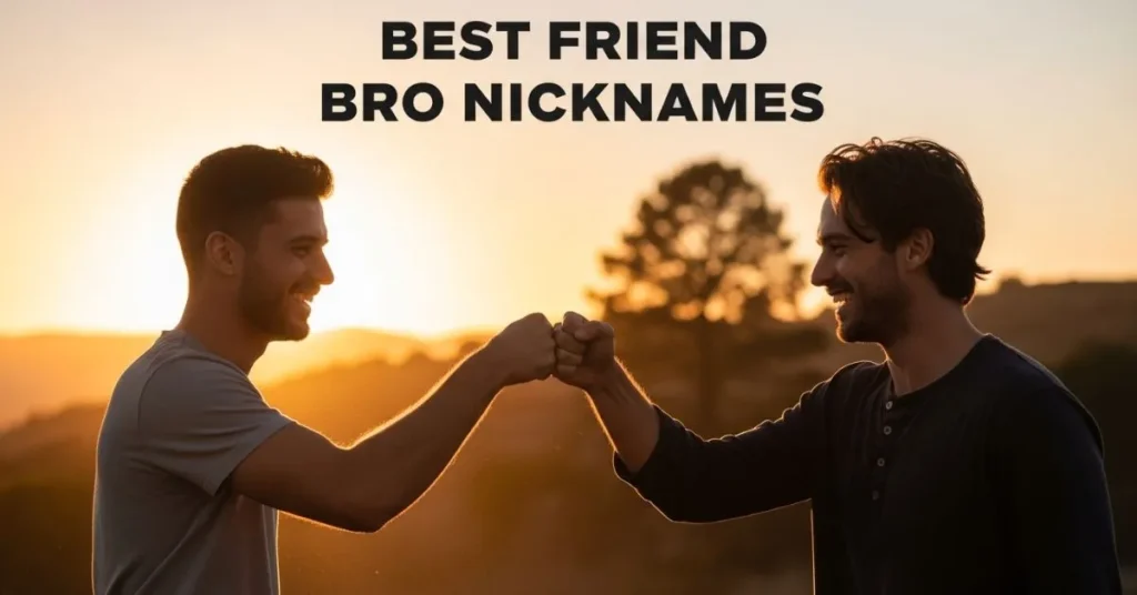 Best Friend Bro Nicknames
